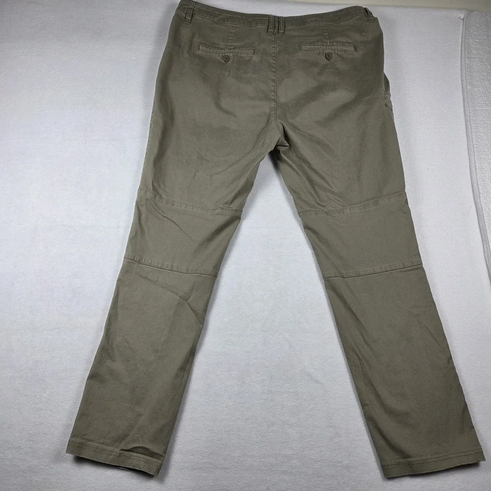 BYLT Stretch Cotton Chino Pant Lot (2) Men's Sz 40x30 Beige Blue Stretch Comfort
